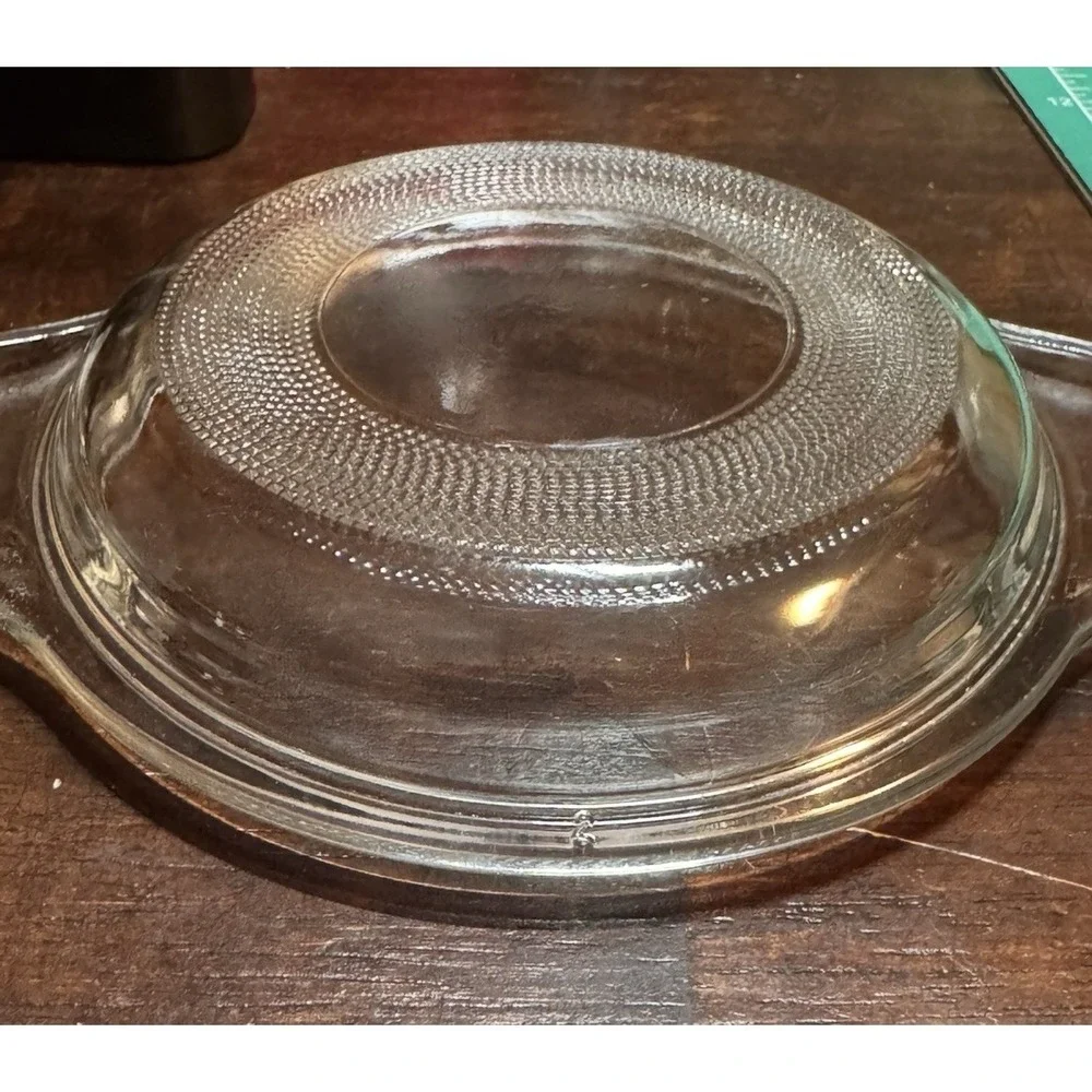 VTG Fire King Anchor Hocking 12oz Casserole 472 Clear Glass Lid Replacement